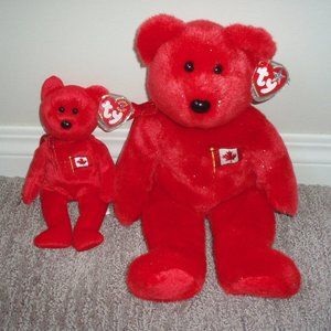 TY Buddy Bear & Beanie Baby - Pierre